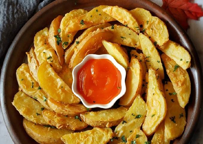 Resep Potato Wedges, Enak