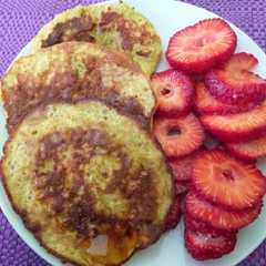 Una foto de Tortitas de banana fit