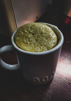 Una foto de Mug Cake de yogurt🍶