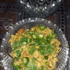 A picture of Egg brain masala.