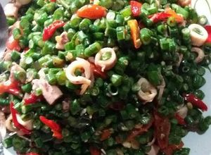 Foto resep Tumis kancang panjang campur cumi