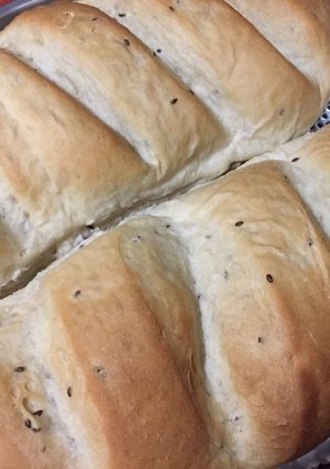 Una foto de Pan Casero con semillas de lino