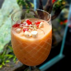 A picture of My Mermaid Mango Lassi.