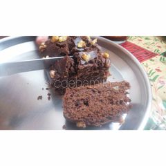 A picture of Whole Wheat Walnut Brownie (without sugar).
