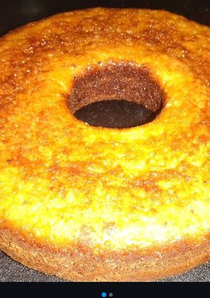 Una foto de Budín o torta de mandarina