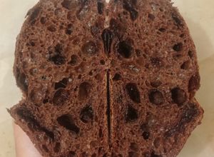 Foto resep Rye Double Chocolate Sourdough Bread