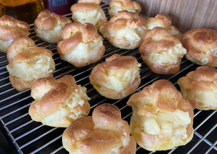 Cara menyiapkan Kue sus/ choux pastry  Sederhana