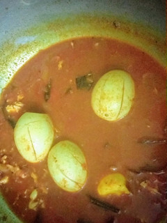 A picture of Egg Curry.