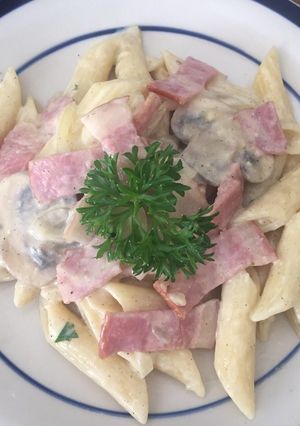 Foto resep Penne Alfredo Mushroom