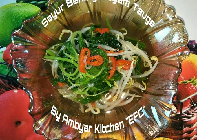 Sayur Bening Bayam Tauge