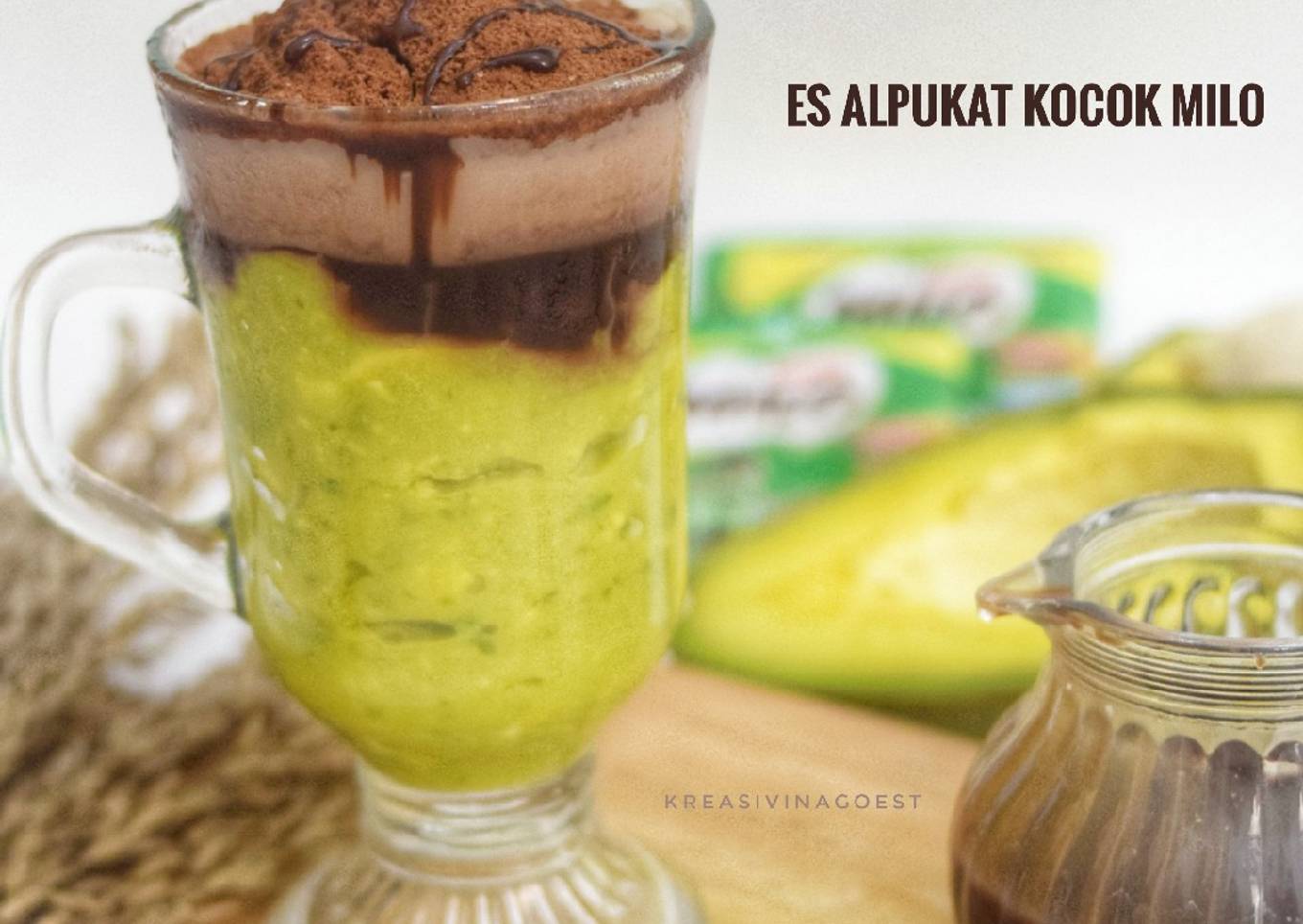 Es Alpukat Kocok Milo