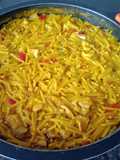 Fideos con pollo