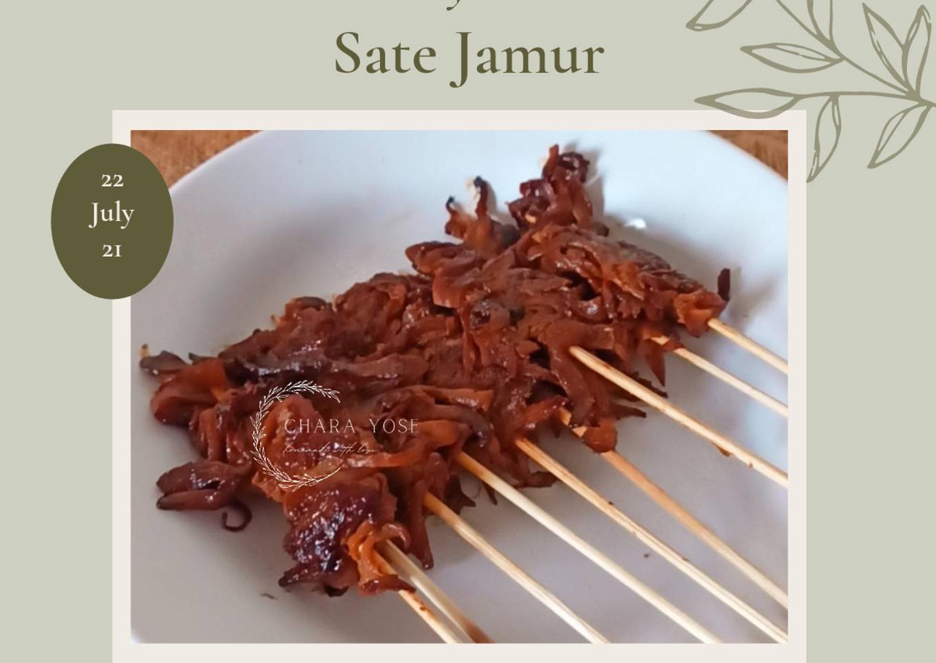 Sate Jamur Manis