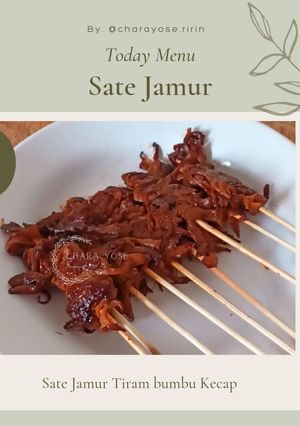 Foto resep Sate Jamur Manis