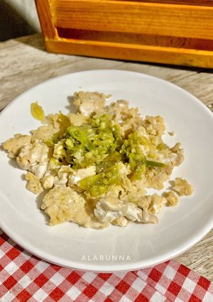 Foto resep Tempe Semangit Kukus Penyet Sambal Ijo
