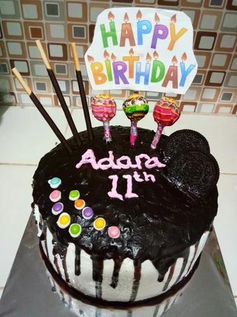 Cara Mudah Membuat Resep  Kue ultah base cake coklat yang Menggugah Selera, Bisa Manjain Lidah