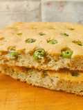 Focaccia with Green Olives (Sourdough)