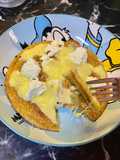 بيض بالسمسم والجبنه الموزاريلا صحي #دايت 🍳