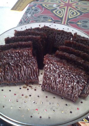 Foto resep Caramel cake (bolu sarang semut)