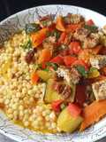 Couscous végétarien au tofu fumé