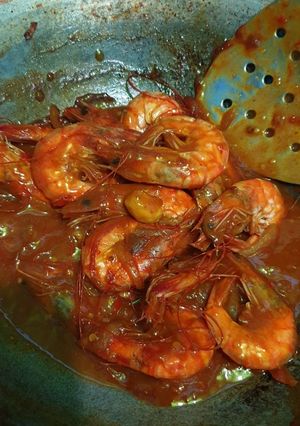 Foto resep Udang saos padang simple