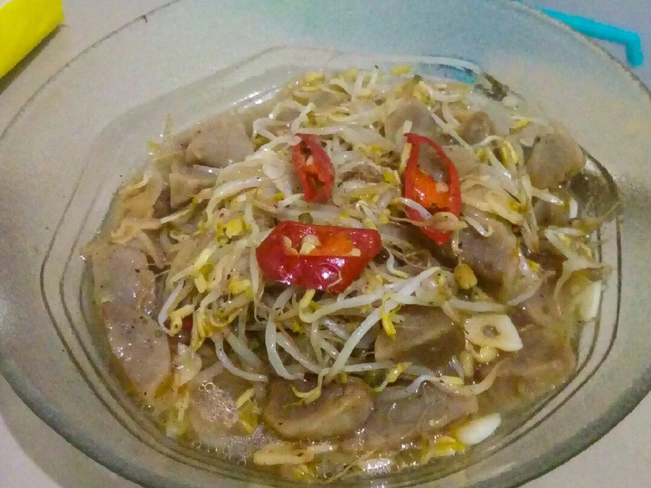 Cara Mudah Membuat Resep Tumis toge + pentol yang Menggugah Selera Anti Ribet, Lezat Sekali