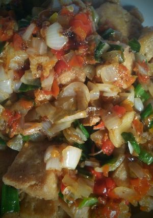 A picture of Peppered Tofu.