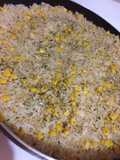 Arroz, quinoa y choclo