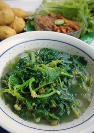 Foto resep Sayur Bayam Kacang Hijau