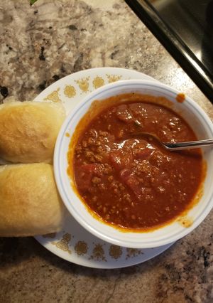 A picture of Grandma's Chili.
