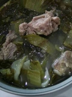 Foto resep Bakut babi sayur asin ala rumahan non halal