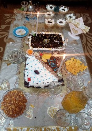 صورة لوصفة كيكة عيد ميلاد