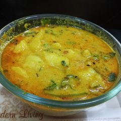 A picture of Dahi Ke Aloo.