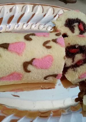 Foto resep Japanese roll cake kukus