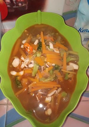 Foto resep Cumi manis pedas