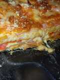 Lasagna de jamón y queso