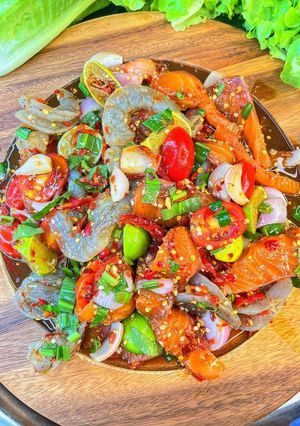 Hình của món Sasimi Cocktail.