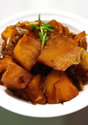 竹筍土佐煮 竹の子の土佐煮 的食譜成品照片