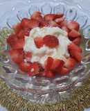 Frutillas con crema de queso (para diabéticos)