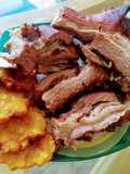 Costilla de res en vino tinto