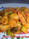 Conchiglie con Zucchine, Salmone e Pomodorini