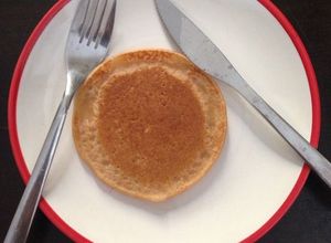 Hình của món Pancake bột gạo lứt.