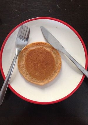 Hình của món Pancake bột gạo lứt.