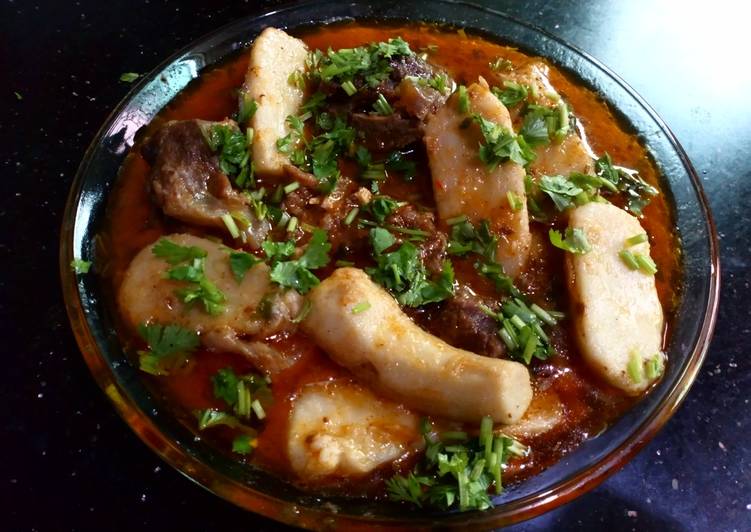 Easiest Way to Prepare Super Quick Homemade Arvi ghosht