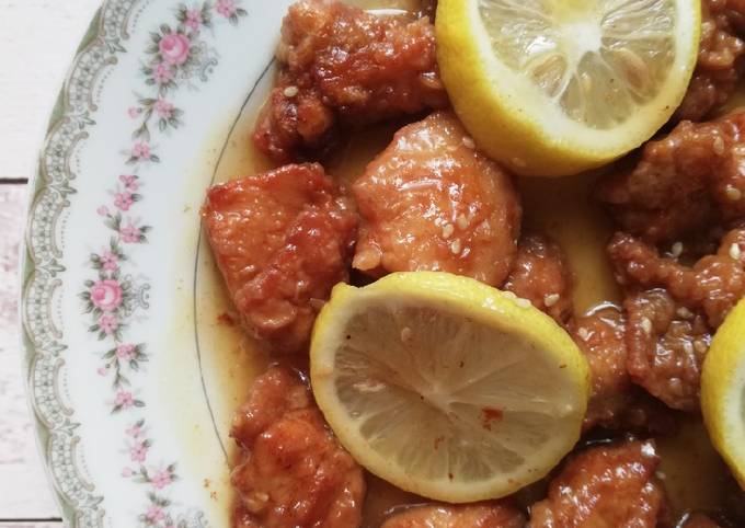 Steps to Prepare Favorite Lemon Chicken