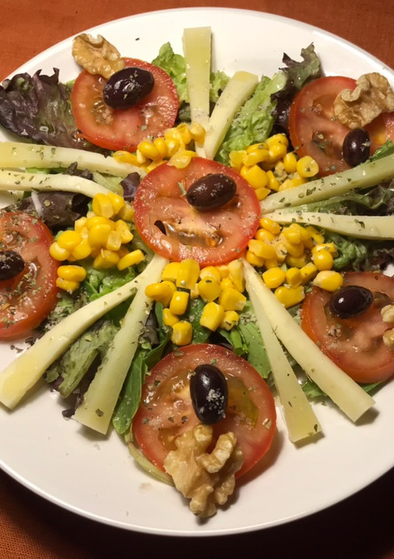 Una foto de Ensalada vegetariana