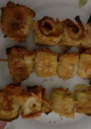 Φωτογραφία της συνταγής Κολοκυθάκια γεμιστά ή σουβλάκια