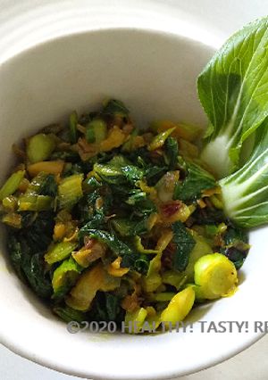 A picture of Pak Choi Sabji.