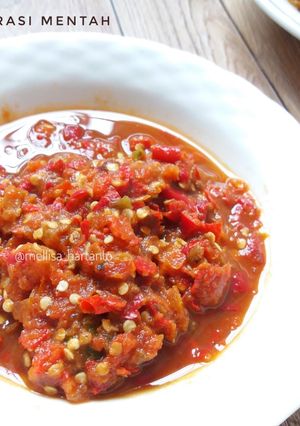 Foto resep Sambal Terasi Mentah