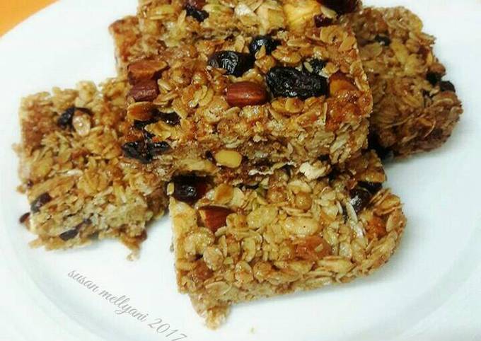 Resep Granola bar oleh Susan Mellyani - Cookpad